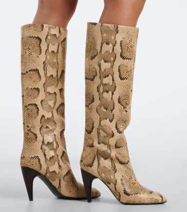 Isabel Marant Jany snake-effect leather knee-high boots | Thumbnail 5 Isabel Marant Jany snake-effect leather knee-high boots | Thumbnail 5