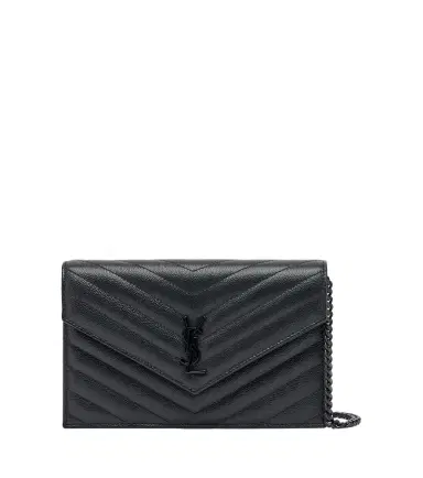 Saint Laurent Cassandre Envelope leather wallet on chain | Thumbnail 1 Saint Laurent Cassandre Envelope leather wallet on chain | Thumbnail 1