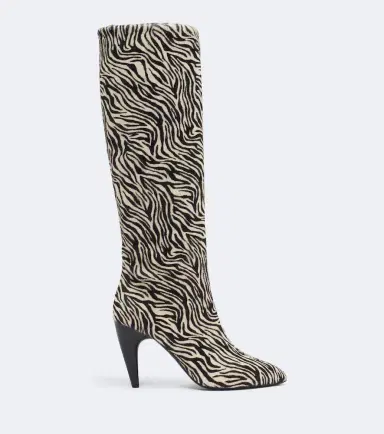 Isabel Marant Jany zebra-print calf-hair knee-high boots | Thumbnail 3 Isabel Marant Jany zebra-print calf-hair knee-high boots | Thumbnail 3