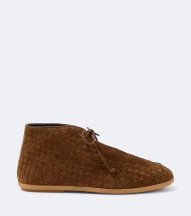 Bottega Veneta Intrecciato suede desert boots | Thumbnail 4 Bottega Veneta Intrecciato suede desert boots | Thumbnail 4