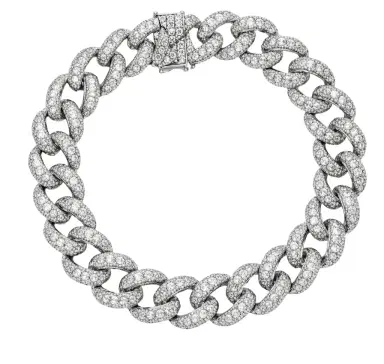 Wish Fine Jewelry 8.20ct Diamond 18K Gold Chain Bracelet | Thumbnail 1 Wish Fine Jewelry 8.20ct Diamond 18K Gold Chain Bracelet | Thumbnail 1