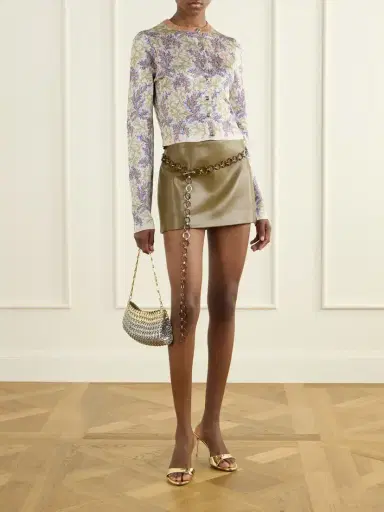 Rabanne Cropped Jacquard Cardigan | Thumbnail 2 Rabanne Cropped Jacquard Cardigan | Thumbnail 2