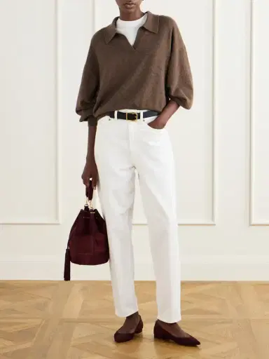 Gianvito Rossi Sienna Tasseled Suede Drawstring Bucket Bag | Thumbnail 3 Gianvito Rossi Sienna Tasseled Suede Drawstring Bucket Bag | Thumbnail 3
