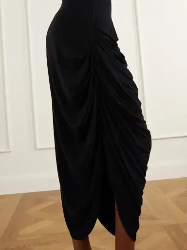 Proenza Schouler White Label Imogen Jersey Turtleneck Midi Dress | Thumbnail 4 Proenza Schouler White Label Imogen Jersey Turtleneck Midi Dress | Thumbnail 4