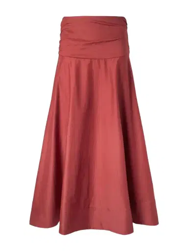 Faithfull Simone Cotton Midi Skirt | Thumbnail 1 Faithfull Simone Cotton Midi Skirt | Thumbnail 1