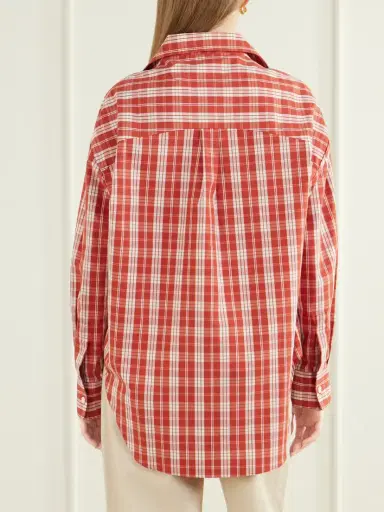 Faithfull En Vau Checked Cotton Shirt | Thumbnail 3 Faithfull En Vau Checked Cotton Shirt | Thumbnail 3