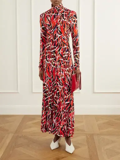 Proenza Schouler White Label Mabel Printed Jersey Maxi Dress | Thumbnail 2 Proenza Schouler White Label Mabel Printed Jersey Maxi Dress | Thumbnail 2