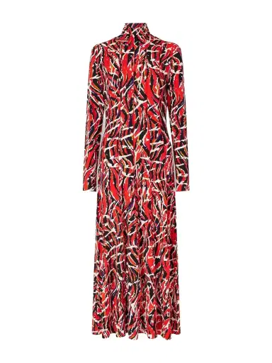Proenza Schouler White Label Mabel Printed Jersey Maxi Dress | Thumbnail 1 Proenza Schouler White Label Mabel Printed Jersey Maxi Dress | Thumbnail 1