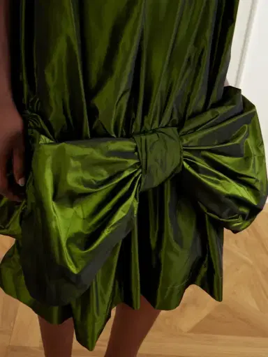 Simone Rocha Bow-detailed Taffeta Midi Dress | Thumbnail 5 Simone Rocha Bow-detailed Taffeta Midi Dress | Thumbnail 5