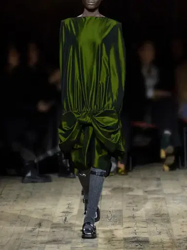 Simone Rocha Bow-detailed Taffeta Midi Dress | Thumbnail 6 Simone Rocha Bow-detailed Taffeta Midi Dress | Thumbnail 6