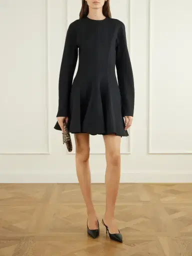 Stella McCartney Wool-blend Cady Mini Dress | Thumbnail 2 Stella McCartney Wool-blend Cady Mini Dress | Thumbnail 2