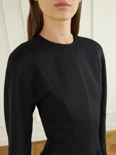 Stella McCartney Wool-blend Cady Mini Dress | Thumbnail 4 Stella McCartney Wool-blend Cady Mini Dress | Thumbnail 4