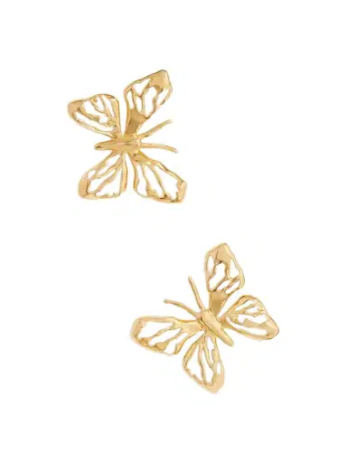 Oscar de la Renta Butterfly Gold-tone Earrings | Thumbnail 1 Oscar de la Renta Butterfly Gold-tone Earrings | Thumbnail 1