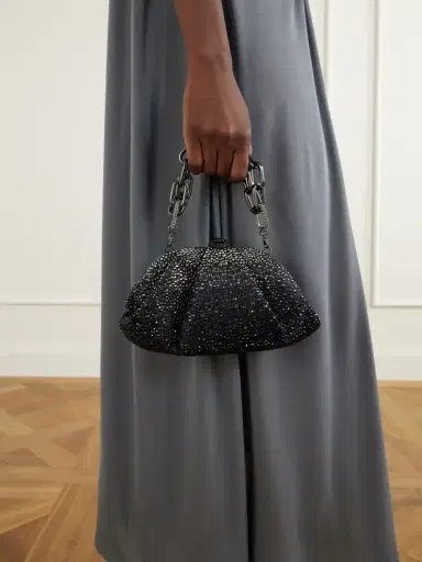 Judith Leiber Couture Gemma Crystal-embellished Silver-tone Clutch | Thumbnail 2 Judith Leiber Couture Gemma Crystal-embellished Silver-tone Clutch | Thumbnail 2