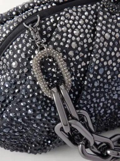 Judith Leiber Couture Gemma Crystal-embellished Silver-tone Clutch | Thumbnail 5 Judith Leiber Couture Gemma Crystal-embellished Silver-tone Clutch | Thumbnail 5