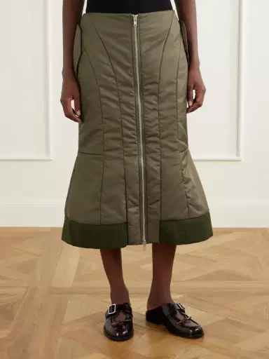 Simone Rocha Satin Midi Skirt | Thumbnail 3 Simone Rocha Satin Midi Skirt | Thumbnail 3
