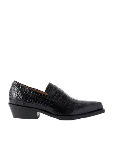 Our Legacy Cypher Leather Penny Loafers | Thumbnail 1 Our Legacy Cypher Leather Penny Loafers | Thumbnail 1