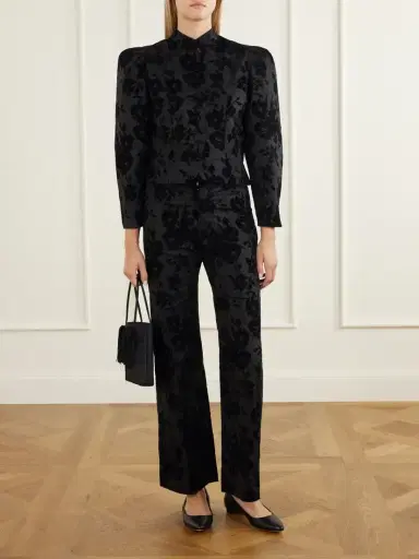 DESTREE Yoshitomo Flocked Straight-leg Pants | Thumbnail 2 DESTREE Yoshitomo Flocked Straight-leg Pants | Thumbnail 2