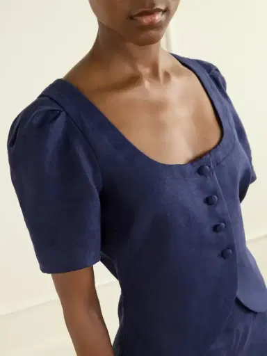 Faithfull Emma Linen Blouse | Thumbnail 4 Faithfull Emma Linen Blouse | Thumbnail 4