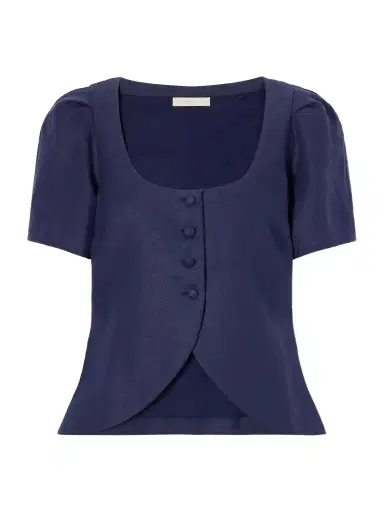 Faithfull Emma Linen Blouse | Thumbnail 1 Faithfull Emma Linen Blouse | Thumbnail 1