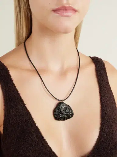 Gabriela Hearst Ceramic Pendant Cord Necklace | Thumbnail 2 Gabriela Hearst Ceramic Pendant Cord Necklace | Thumbnail 2