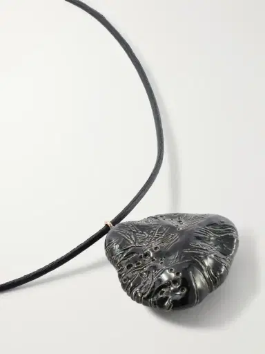 Gabriela Hearst Ceramic Pendant Cord Necklace | Thumbnail 4 Gabriela Hearst Ceramic Pendant Cord Necklace | Thumbnail 4