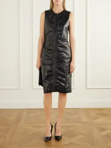Tom Ford Leather Midi Dress | Thumbnail 2 Tom Ford Leather Midi Dress | Thumbnail 2
