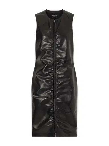 Tom Ford Leather Midi Dress | Thumbnail 1 Tom Ford Leather Midi Dress | Thumbnail 1