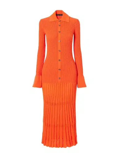 Proenza Schouler Rosario Ribbed Stretch Wool-blend Maxi Dress | Thumbnail 1 Proenza Schouler Rosario Ribbed Stretch Wool-blend Maxi Dress | Thumbnail 1