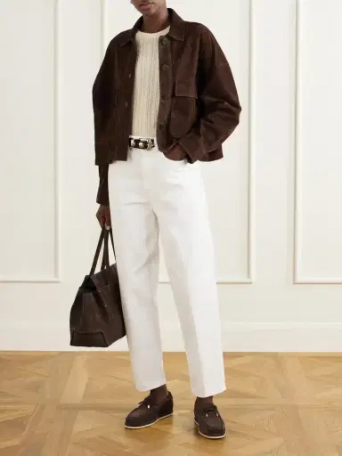 Tod's Logo-embossed Suede Tote | Thumbnail 3 Tod's Logo-embossed Suede Tote | Thumbnail 3