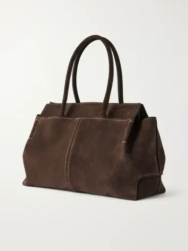 Tod's Logo-embossed Suede Tote | Thumbnail 4 Tod's Logo-embossed Suede Tote | Thumbnail 4