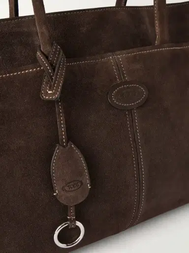 Tod's Logo-embossed Suede Tote | Thumbnail 5 Tod's Logo-embossed Suede Tote | Thumbnail 5