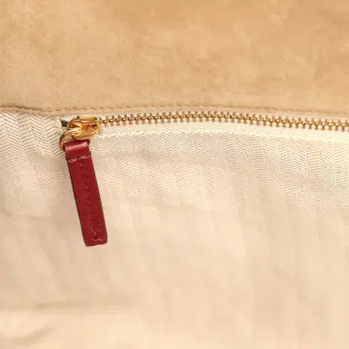 Chanel Chanel Large CC Cabas Hobo Bag Dark Beige Suede Gold Hardware | Thumbnail 10 Chanel Chanel Large CC Cabas Hobo Bag Dark Beige Suede Gold Hardware | Thumbnail 10