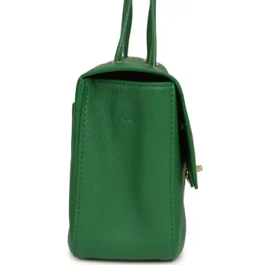 Chanel Chanel Maxi "Souplissimo" Small Flap Bag Green Grained Calfskin Gold Hardware | Thumbnail 3 Chanel Chanel Maxi "Souplissimo" Small Flap Bag Green Grained Calfskin Gold Hardware | Thumbnail 3