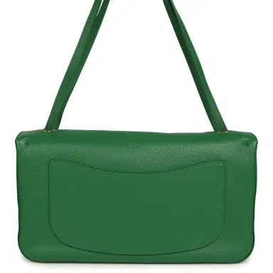 Chanel Chanel Maxi "Souplissimo" Small Flap Bag Green Grained Calfskin Gold Hardware | Thumbnail 4 Chanel Chanel Maxi "Souplissimo" Small Flap Bag Green Grained Calfskin Gold Hardware | Thumbnail 4