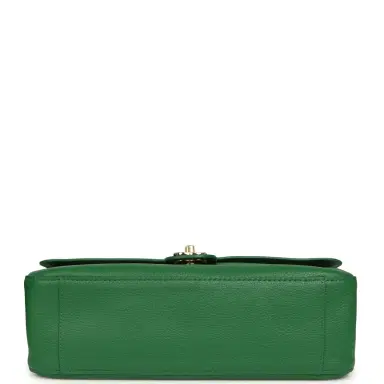 Chanel Chanel Maxi "Souplissimo" Small Flap Bag Green Grained Calfskin Gold Hardware | Thumbnail 7 Chanel Chanel Maxi "Souplissimo" Small Flap Bag Green Grained Calfskin Gold Hardware | Thumbnail 7
