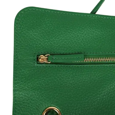 Chanel Chanel Maxi "Souplissimo" Small Flap Bag Green Grained Calfskin Gold Hardware | Thumbnail 8 Chanel Chanel Maxi "Souplissimo" Small Flap Bag Green Grained Calfskin Gold Hardware | Thumbnail 8