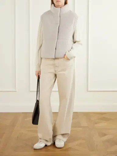 Le Kasha Montana Ribbed Cashmere Puffer Vest | Thumbnail 2 Le Kasha Montana Ribbed Cashmere Puffer Vest | Thumbnail 2