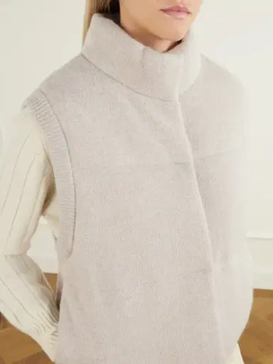 Le Kasha Montana Ribbed Cashmere Puffer Vest | Thumbnail 4 Le Kasha Montana Ribbed Cashmere Puffer Vest | Thumbnail 4