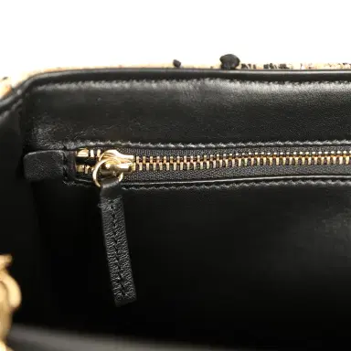 Chanel Chanel Maxi Leopard Print "Souplissimo" Small Flap Bag Brown, Black, White Tweed, Mixed Fibers Gold Hardware | Thumbnail 11 Chanel Chanel Maxi Leopard Print "Souplissimo" Small Flap Bag Brown, Black, White Tweed, Mixed Fibers Gold Hardware | Thumbnail 11
