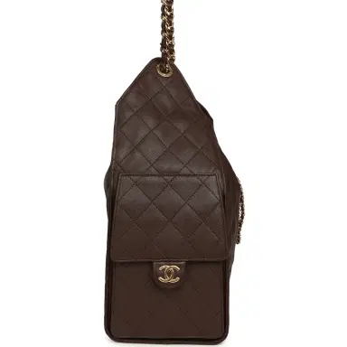 Chanel Chanel Medium 25 Hobo Bag Dark Brown Caviar Gold Hardware | Thumbnail 3 Chanel Chanel Medium 25 Hobo Bag Dark Brown Caviar Gold Hardware | Thumbnail 3