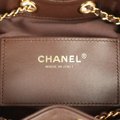 Chanel Chanel Mini 25 Hobo Bag Dark Brown Caviar Gold Hardware | Thumbnail 9 Chanel Chanel Mini 25 Hobo Bag Dark Brown Caviar Gold Hardware | Thumbnail 9