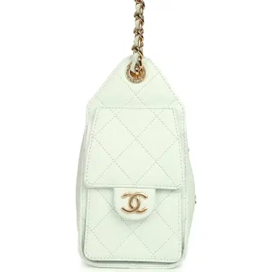 Chanel Chanel Mini 25 Hobo Bag Light Blue Caviar Gold Hardware | Thumbnail 3 Chanel Chanel Mini 25 Hobo Bag Light Blue Caviar Gold Hardware | Thumbnail 3