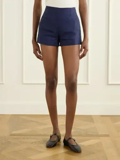 Faithfull Leora High-rise Linen Shorts | Thumbnail 3 Faithfull Leora High-rise Linen Shorts | Thumbnail 3