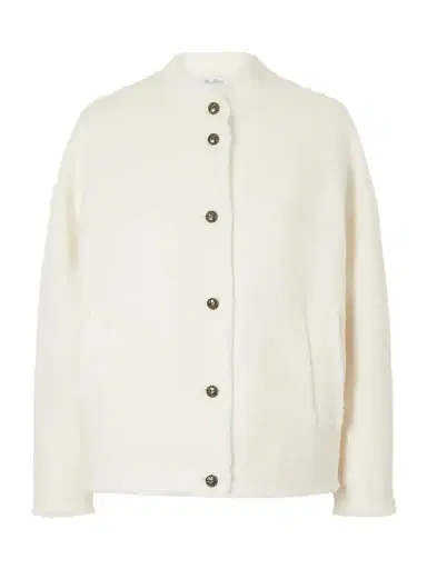 Max Mara Mxmpalmizi Fringed Wool-bouclé Jacket | Thumbnail 1 Max Mara Mxmpalmizi Fringed Wool-bouclé Jacket | Thumbnail 1