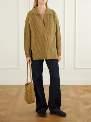Le Kasha Malte Ribbed Cashmere Sweater | Thumbnail 2 Le Kasha Malte Ribbed Cashmere Sweater | Thumbnail 2