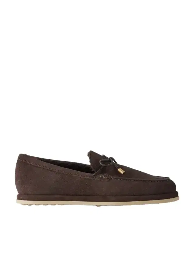 Suede Lace-up Loafers Suede Lace-up Loafers