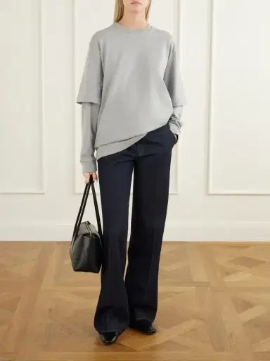 Tibi Perfect T Layered Cotton-jersey T-shirt | Thumbnail 2 Tibi Perfect T Layered Cotton-jersey T-shirt | Thumbnail 2