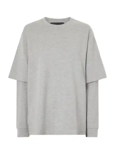 Tibi Perfect T Layered Cotton-jersey T-shirt | Thumbnail 1 Tibi Perfect T Layered Cotton-jersey T-shirt | Thumbnail 1
