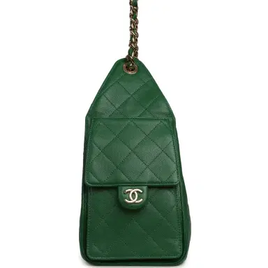 Chanel Chanel Small 25 Hobo Bag Green Caviar Gold Hardware | Thumbnail 3 Chanel Chanel Small 25 Hobo Bag Green Caviar Gold Hardware | Thumbnail 3